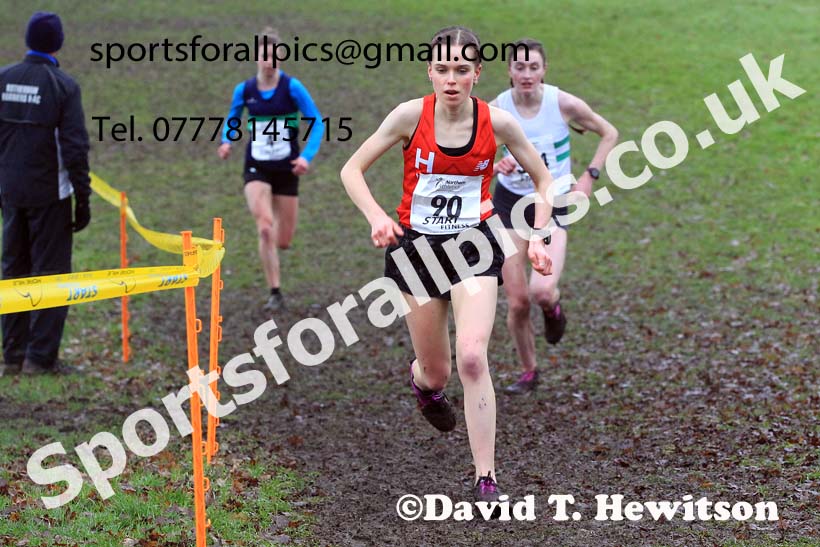 Senior Womens 2023 Northern Cross Country Champs., Witton Park, Blackburn. Photo: David T. Hewitson/Sports for All Pics